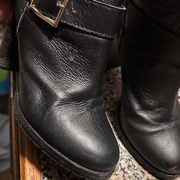 Jimmy Choo Black Leather Ankle Booties - Picture 7 of 7